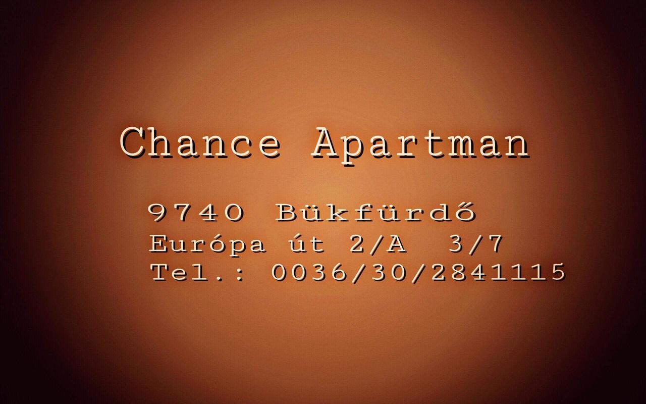 Апартаменты Chance Apartman Buekfuerdo Экстерьер фото